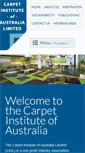 Mobile Screenshot of carpetinstitute.com.au