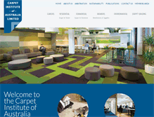 Tablet Screenshot of carpetinstitute.com.au